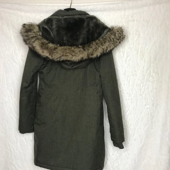 Tna Verbier Green Winter Coat Size XS - Picture 5 of 9